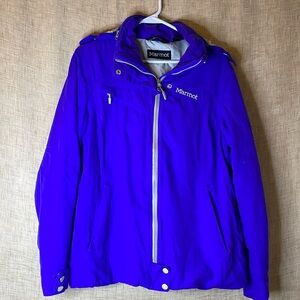Marmot membrain‎ women’s size Large blue jacket in great pre-owned condition